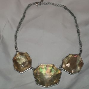 Ocean lace statement necklace